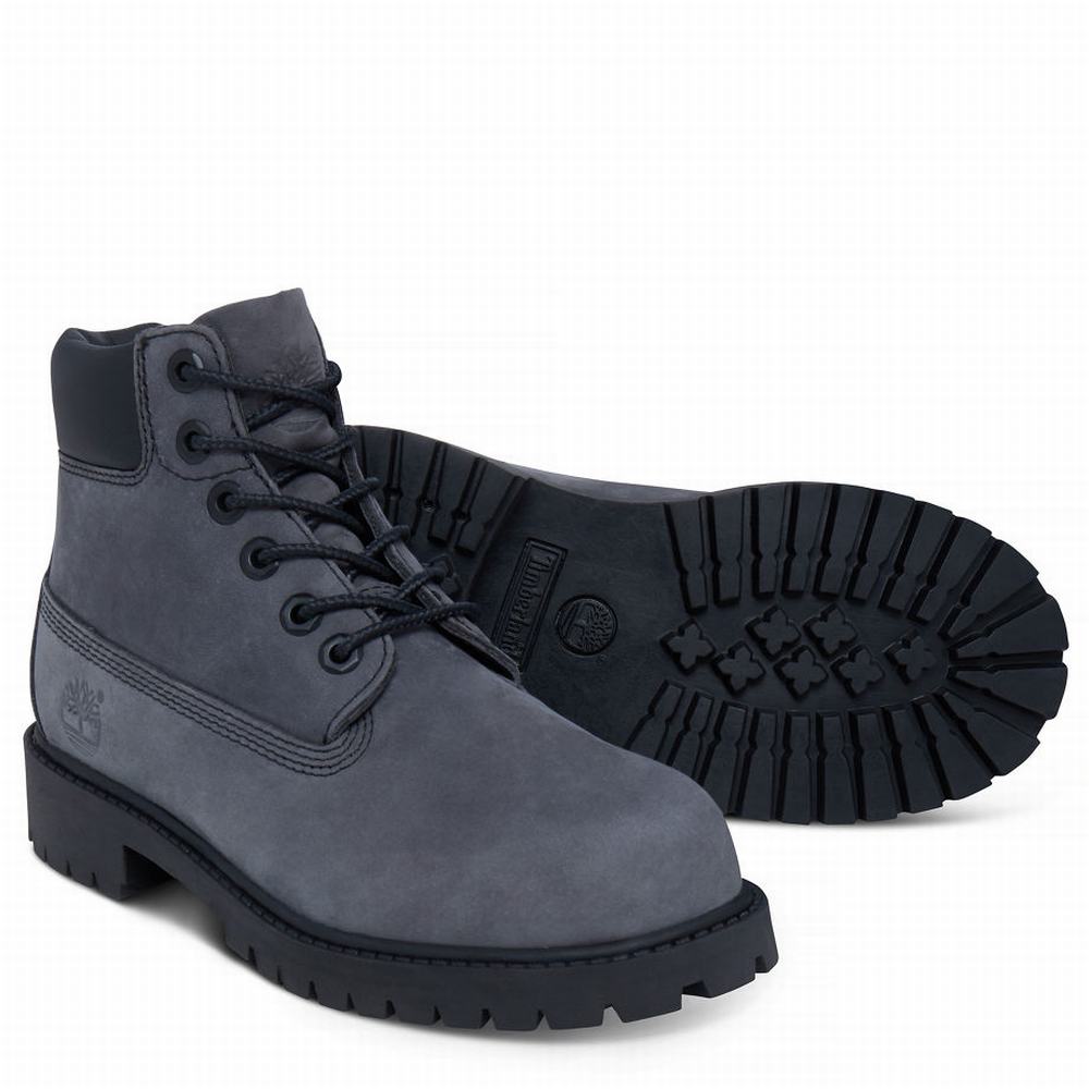 Timberland Premium 6 Inch Bot Çocuk Gri | TR-2843P