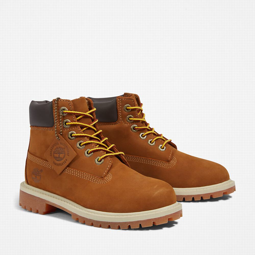 Timberland Premium 6 Inch Bot Çocuk Kahverengi | TR-8162T