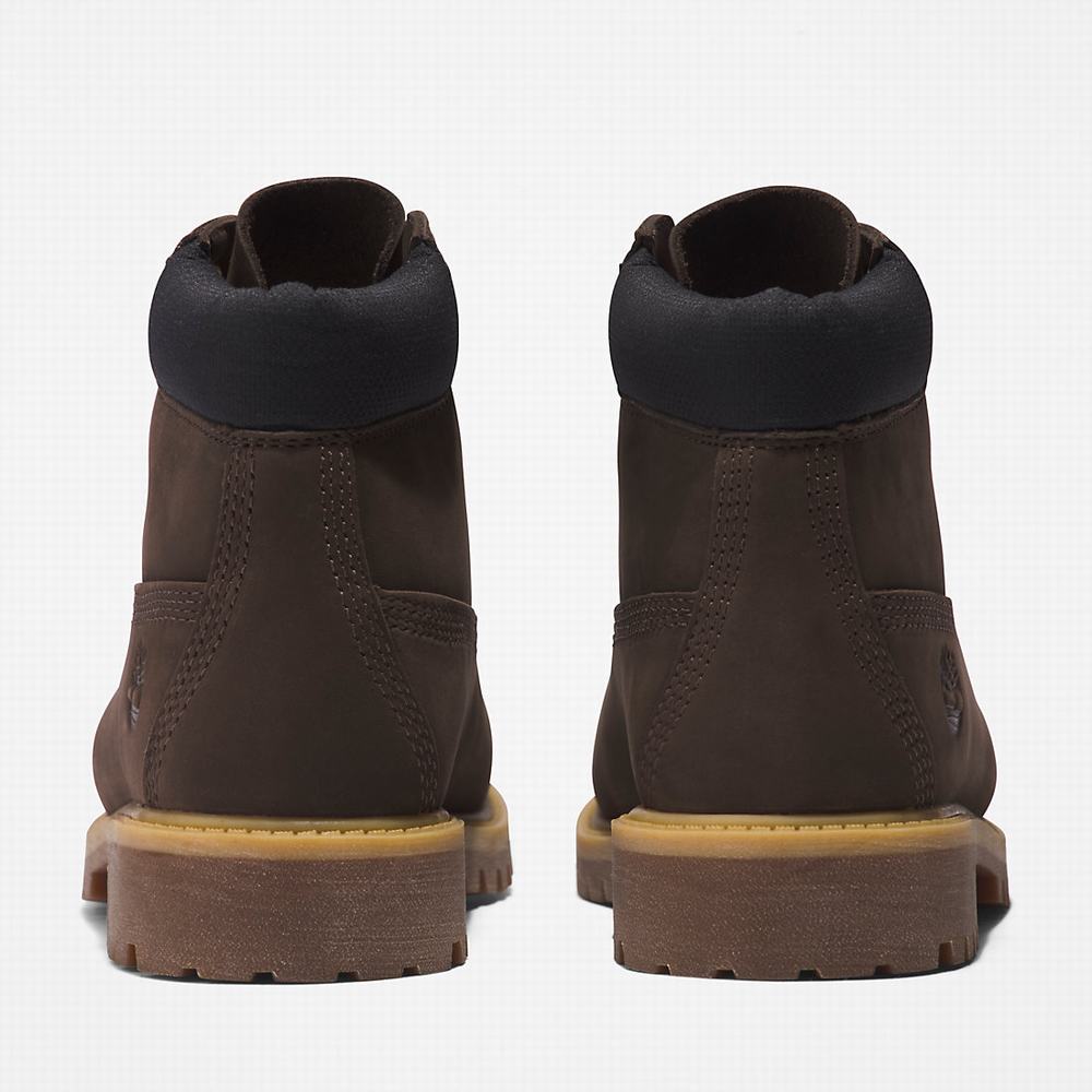 Timberland Premium 6 Inch Bot Çocuk Koyu Kahverengi | TR-7012J