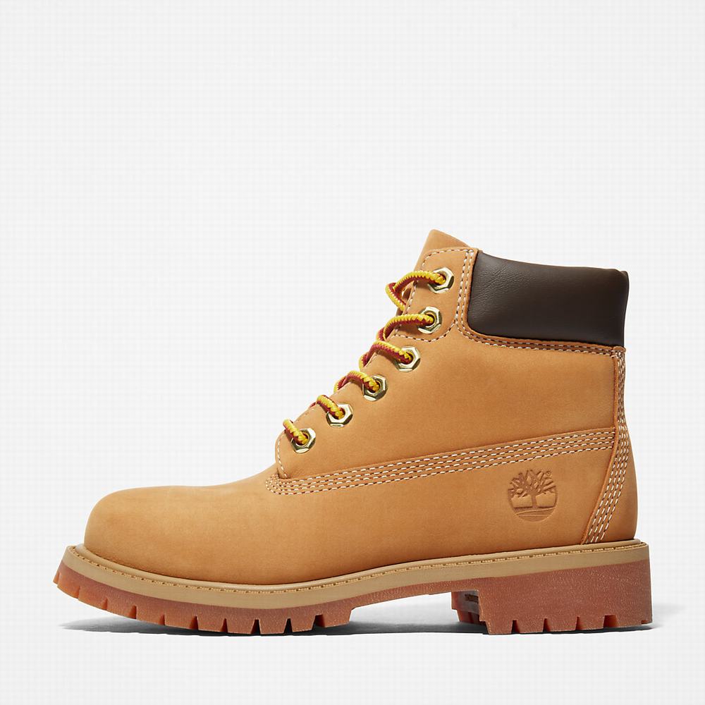 Timberland Premium 6 Inch Bot Çocuk Sarı | TR-4718E