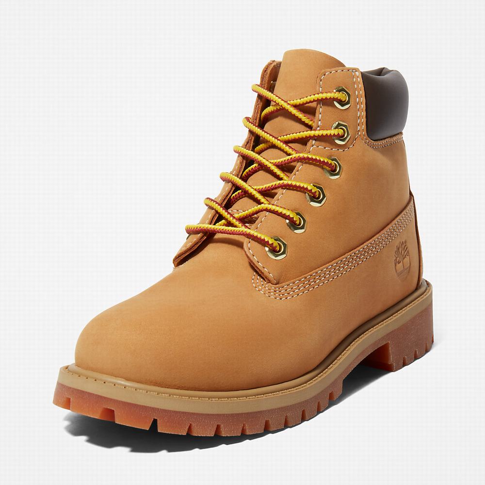 Timberland Premium 6 Inch Bot Çocuk Sarı | TR-4718E