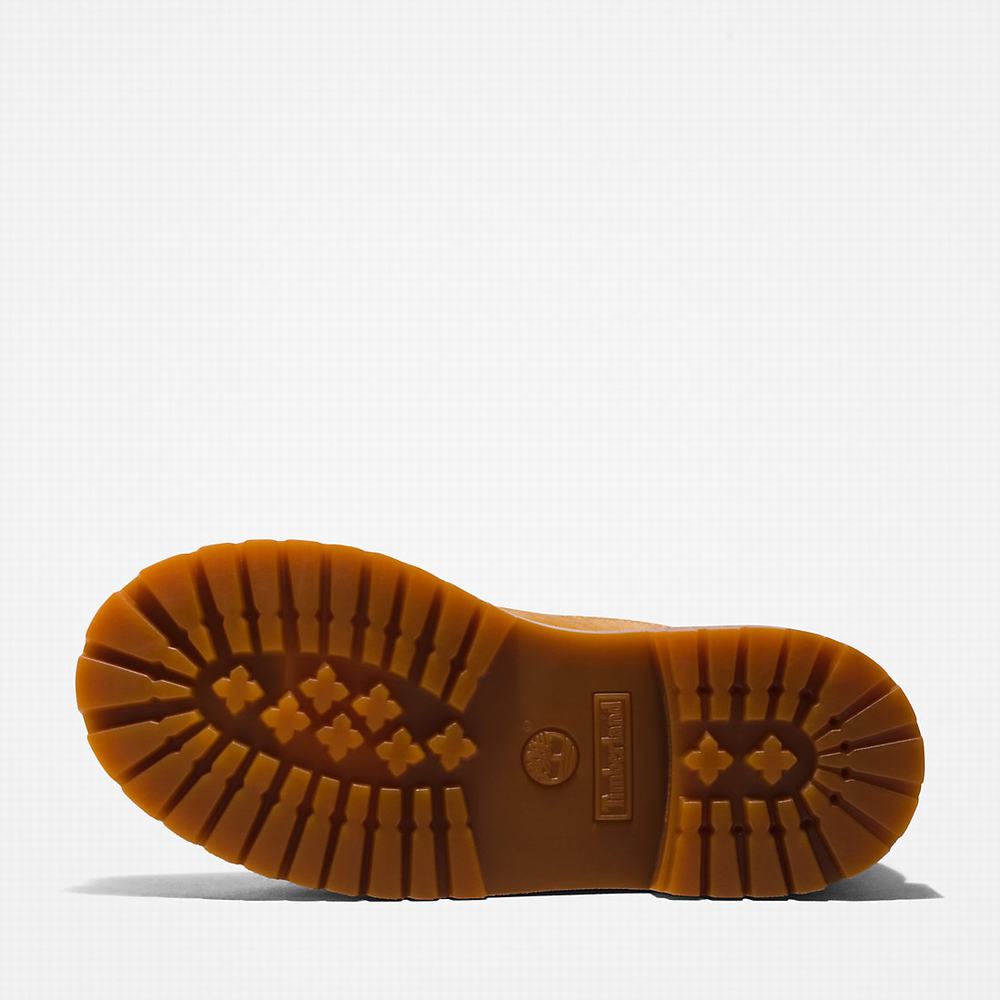 Timberland Premium 6 Inch Bot Çocuk Sarı Beyaz | TR-9806L
