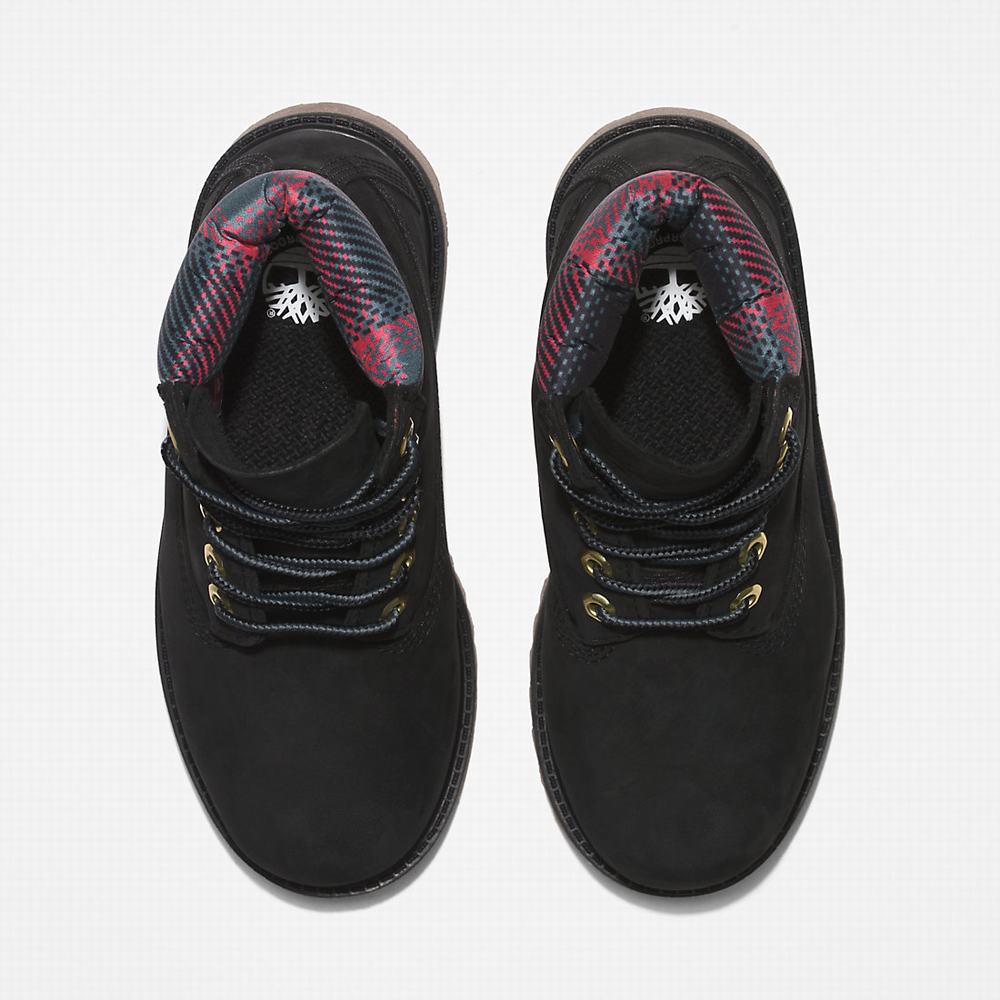 Timberland Premium 6 Inch Bot Çocuk Siyah | TR-4892G