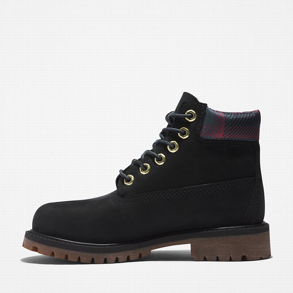Timberland Premium 6 Inch Bot Çocuk Siyah | TR-4892G