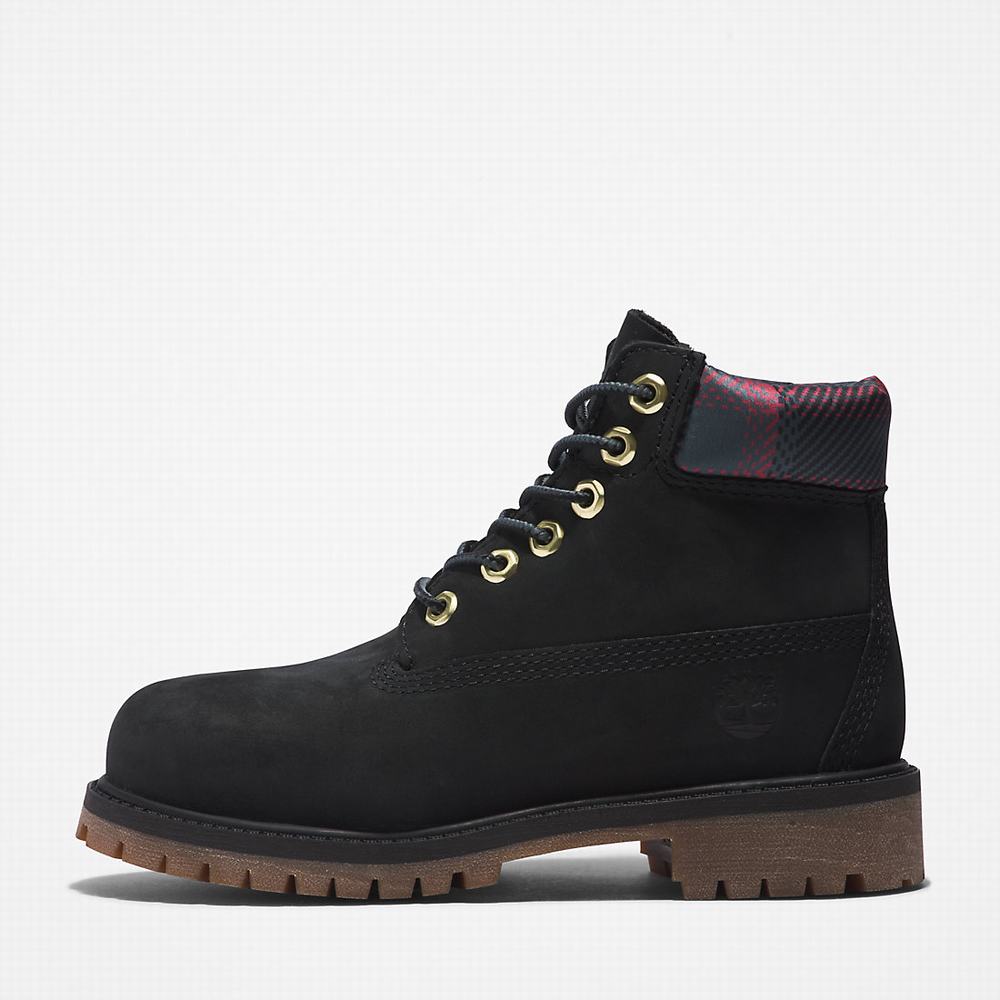 Timberland Premium 6 Inch Bot Çocuk Siyah | TR-4892G
