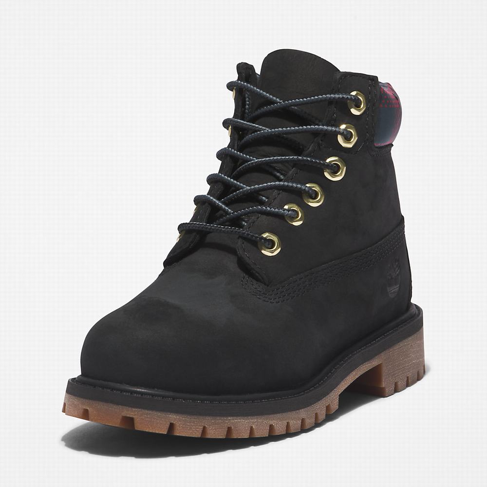 Timberland Premium 6 Inch Bot Çocuk Siyah | TR-4892G