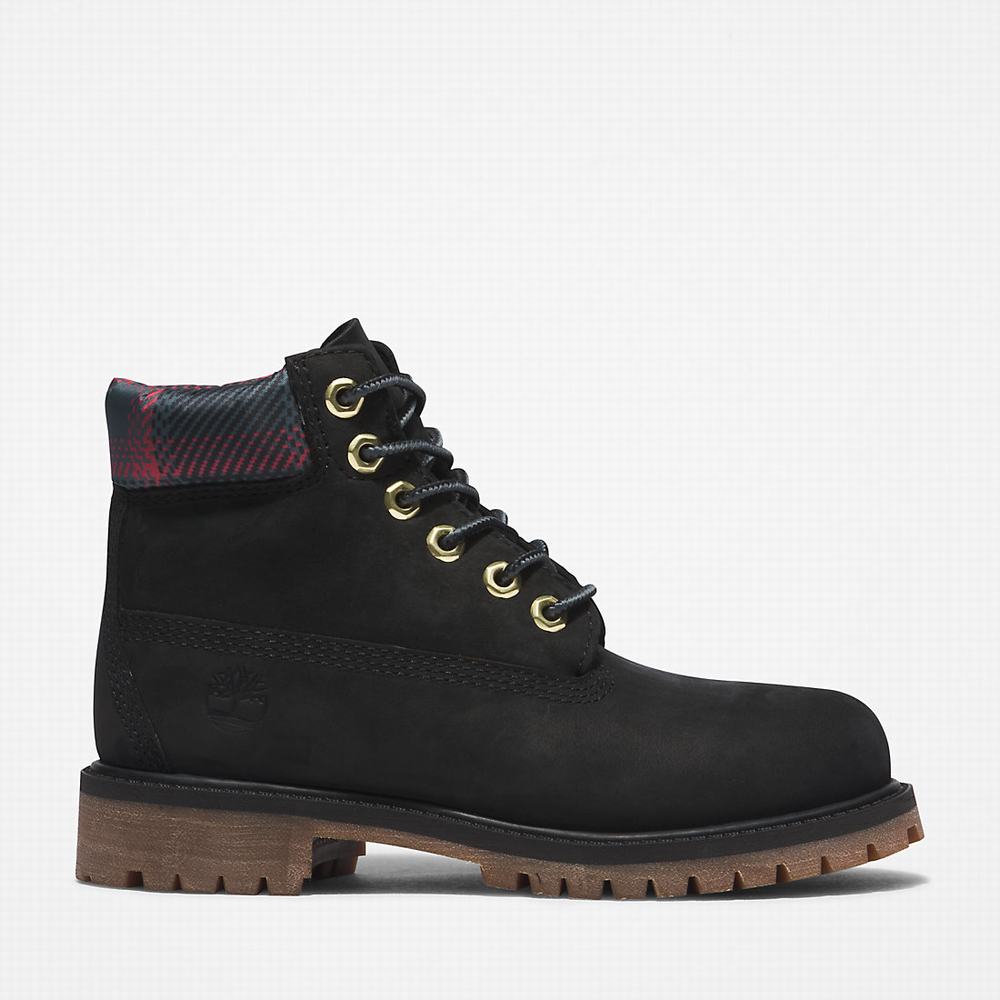 Timberland Premium 6 Inch Bot Çocuk Siyah | TR-4892G