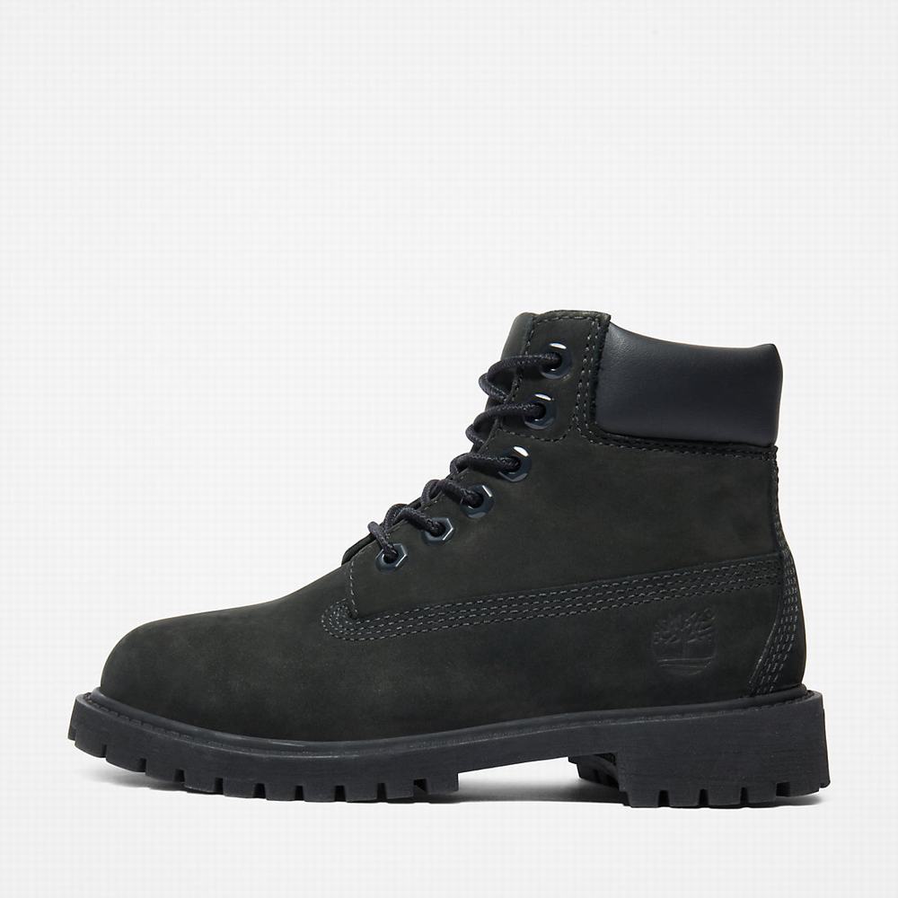 Timberland Premium 6 Inch Bot Çocuk Siyah | TR-5714R
