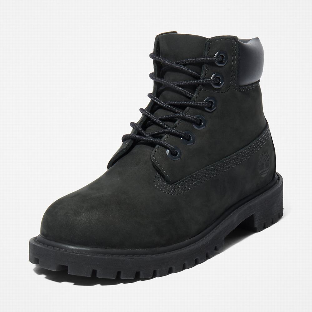 Timberland Premium 6 Inch Bot Çocuk Siyah | TR-5714R