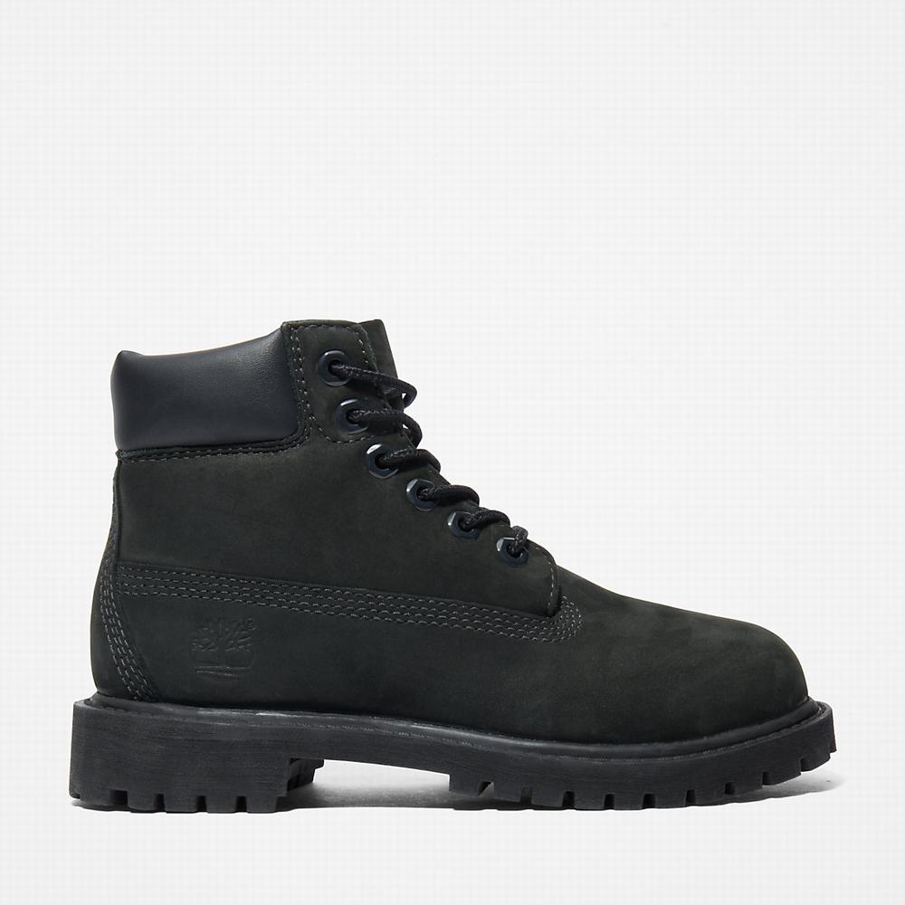 Timberland Premium 6 Inch Bot Çocuk Siyah | TR-5714R