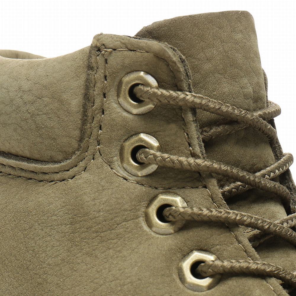 Timberland Premium 6 Inch Bot Çocuk Yeşil | TR-6859A