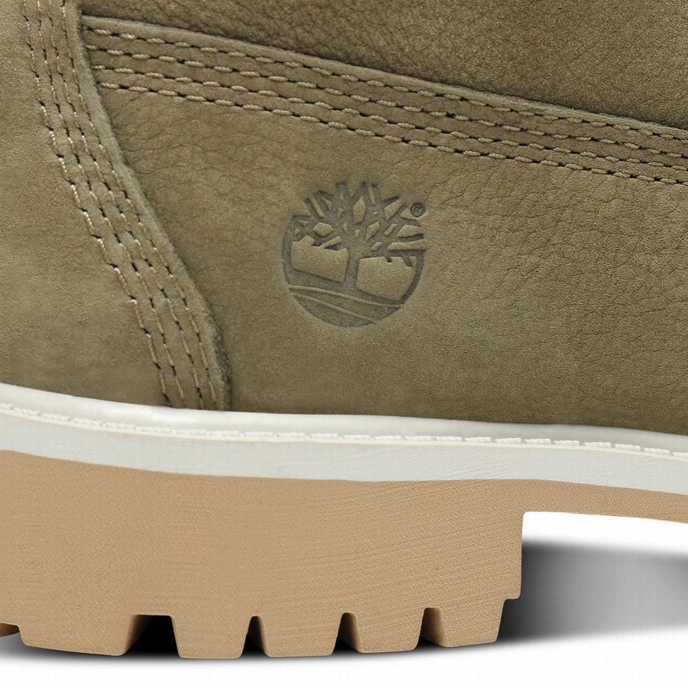 Timberland Premium 6 Inch Bot Çocuk Yeşil | TR-6859A