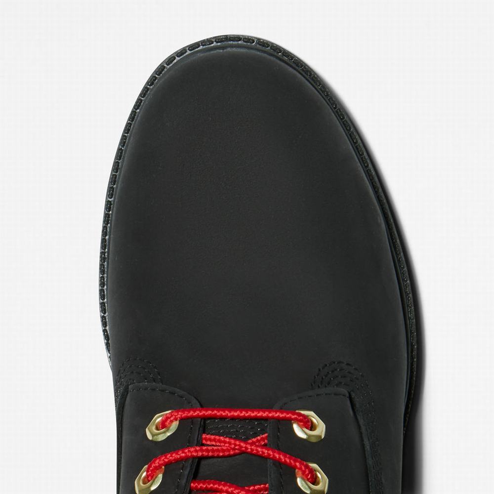 Timberland Premium 6 Inch Lux Leather Bot Erkek Siyah | TR-3075S