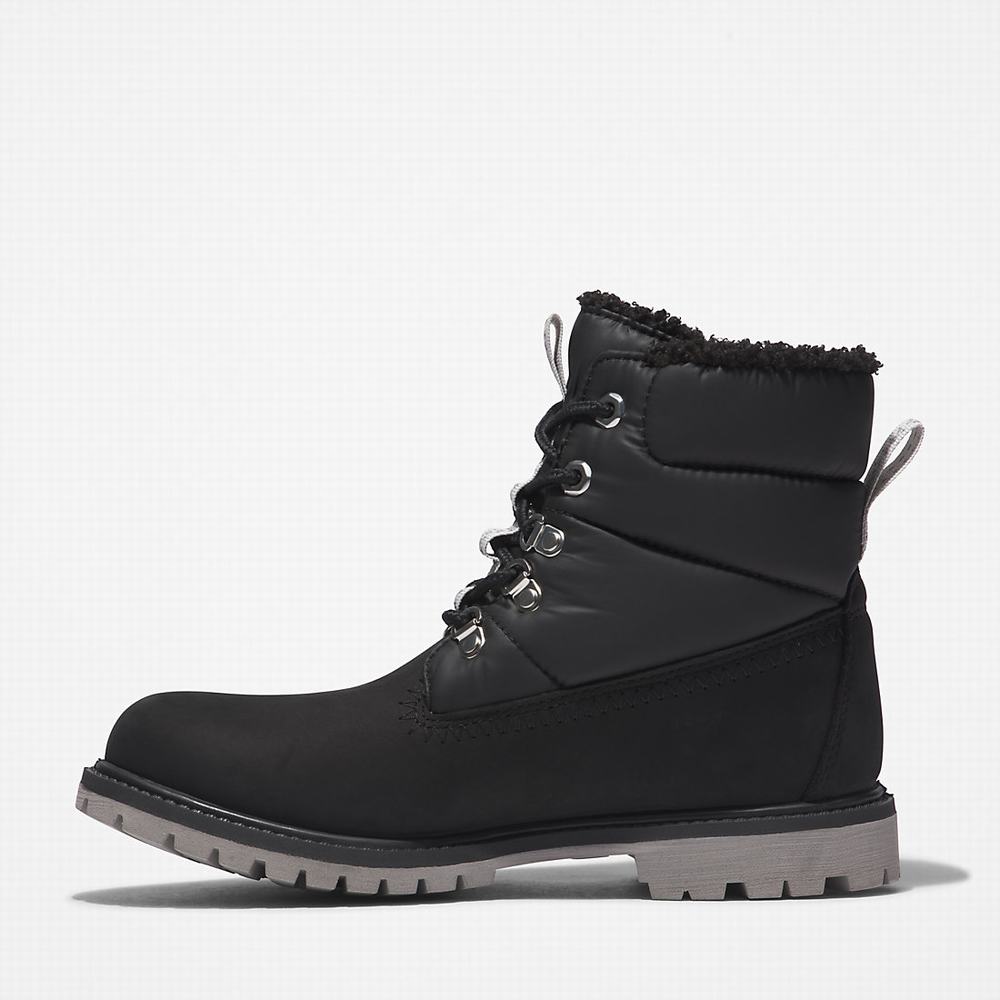 Timberland Premium 6 Inch Puffer Kışlık Bot Kadın Siyah | TR-6734E