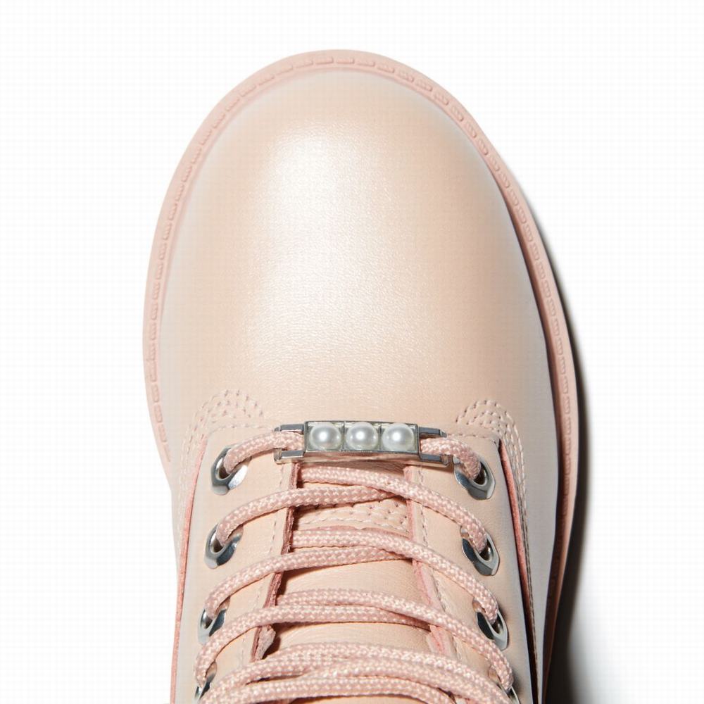 Timberland Premium 6-Inch Waterproof Bot Çocuk Açık Pembe | TR-1097S