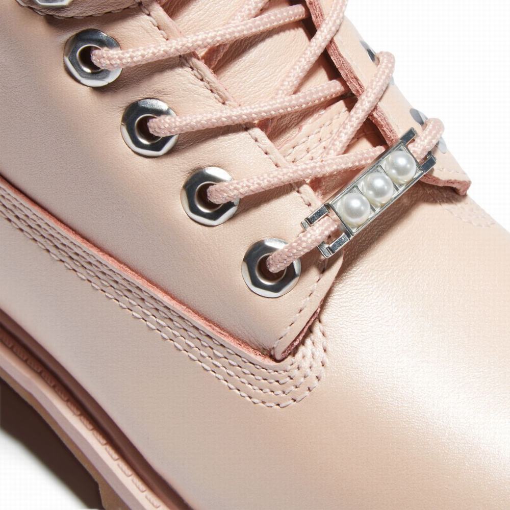 Timberland Premium 6-Inch Waterproof Bot Çocuk Açık Pembe | TR-1097S