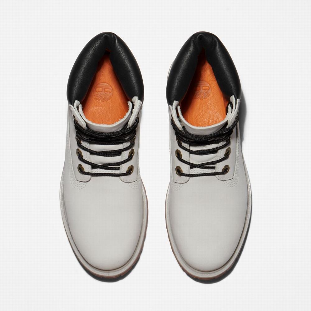 Timberland Premium 6-Inch Waterproof Bot Kadın Açık Gri | TR-2048A