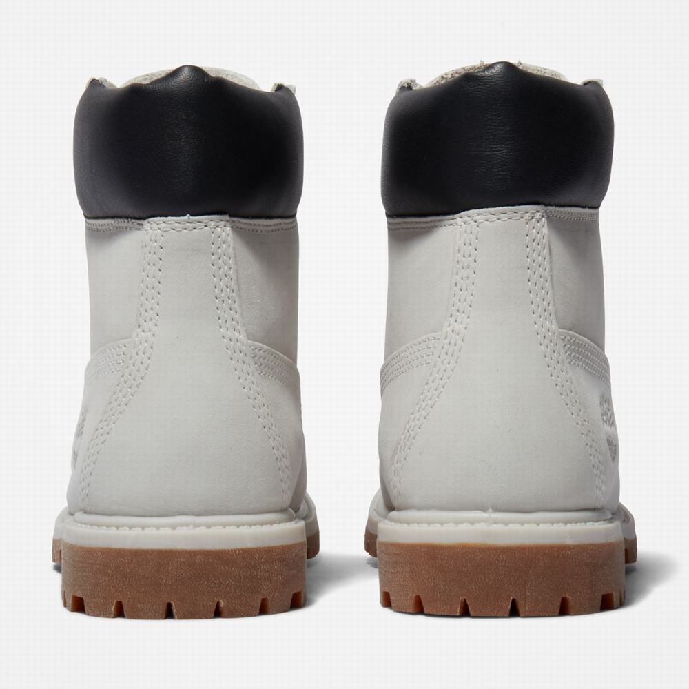 Timberland Premium 6-Inch Waterproof Bot Kadın Açık Gri | TR-2048A