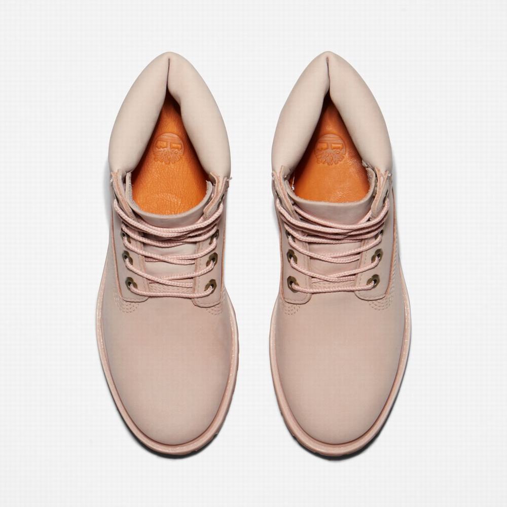 Timberland Premium 6-Inch Waterproof Bot Kadın Açık Pembe | TR-2498S