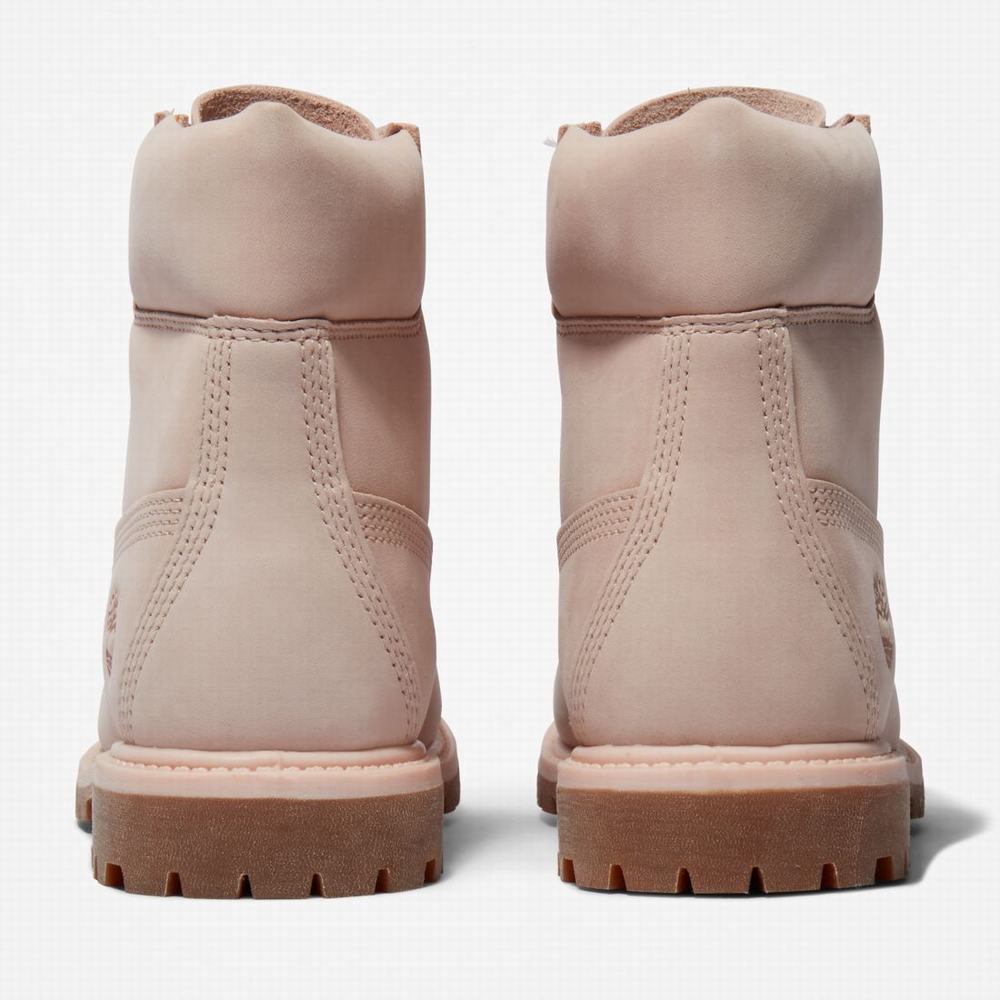 Timberland Premium 6-Inch Waterproof Bot Kadın Açık Pembe | TR-2498S