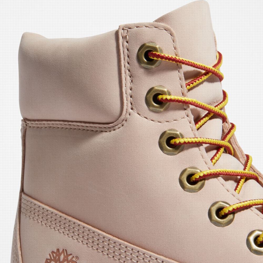 Timberland Premium 6-Inch Waterproof Bot Kadın Açık Pembe | TR-2498S