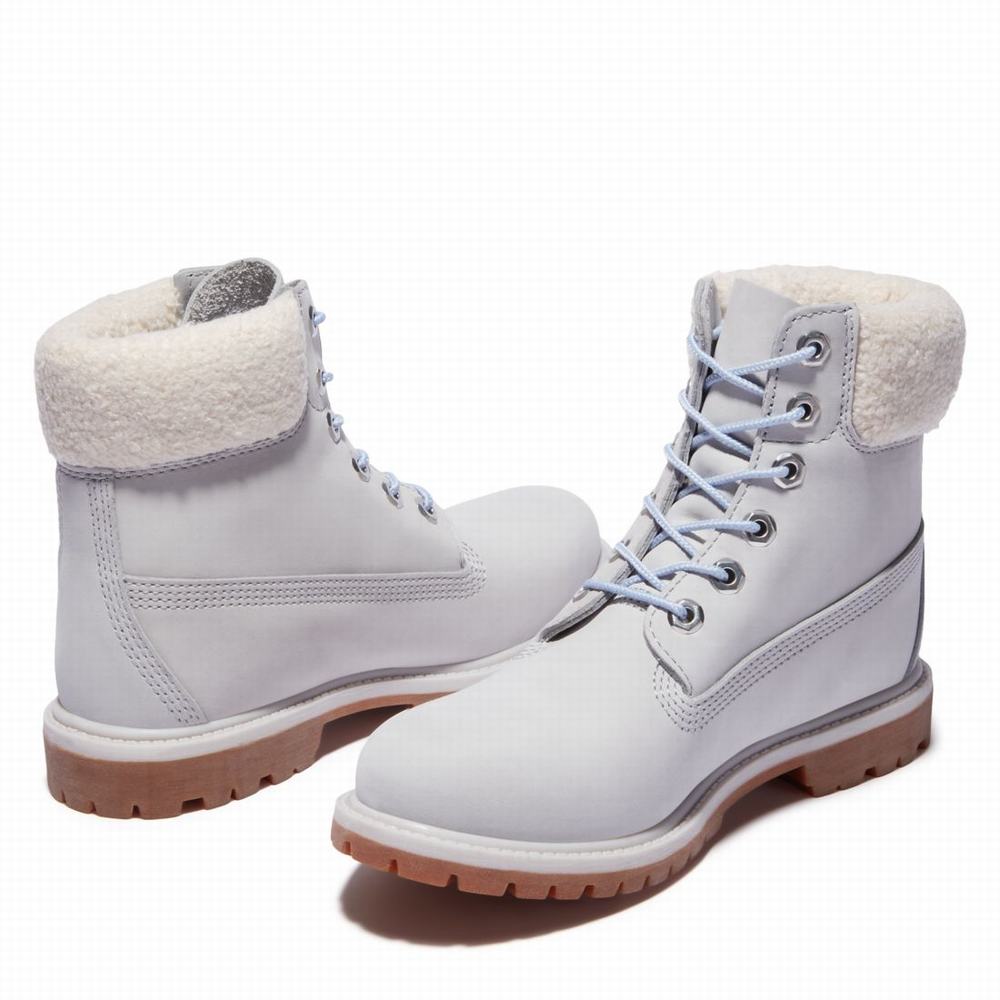 Timberland Premium 6-Inch Waterproof Bot Kadın Gri | TR-2943U