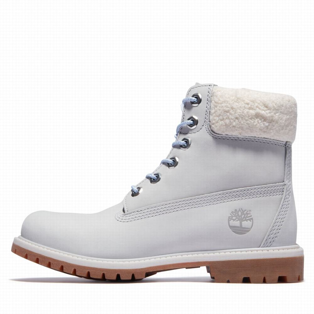Timberland Premium 6-Inch Waterproof Bot Kadın Gri | TR-2943U