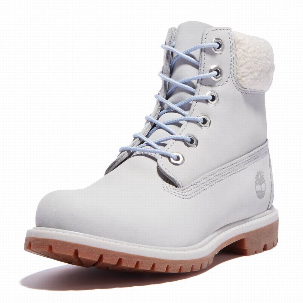 Timberland Premium 6-Inch Waterproof Bot Kadın Gri | TR-2943U