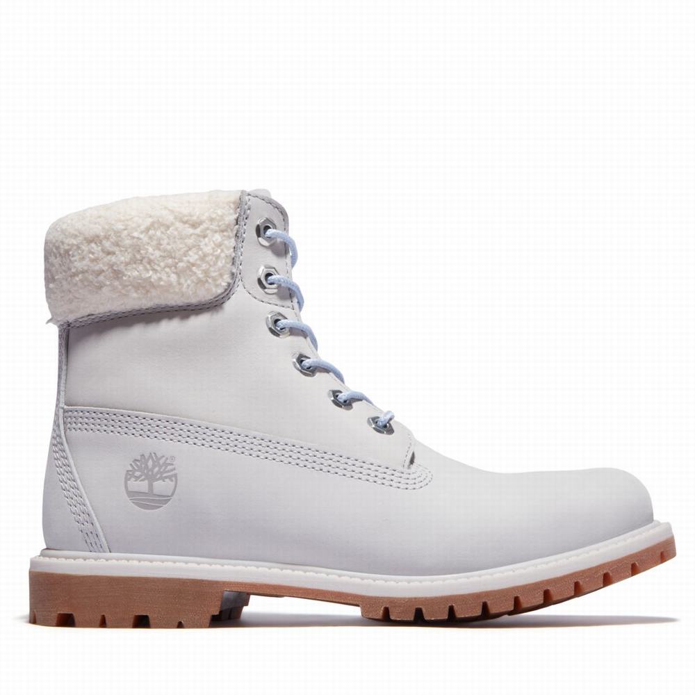 Timberland Premium 6-Inch Waterproof Bot Kadın Gri | TR-2943U
