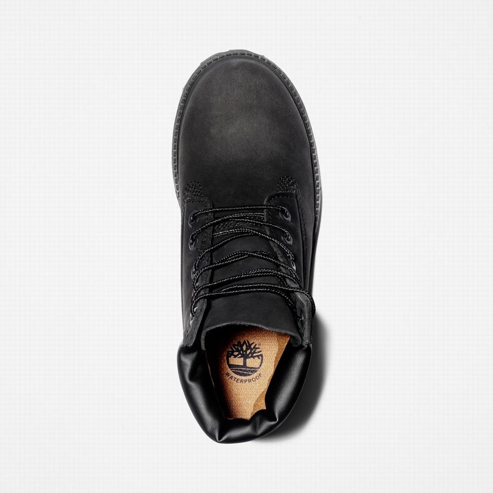 Timberland Premium 6-Inch Waterproof Bot Çocuk Siyah | TR-3769K