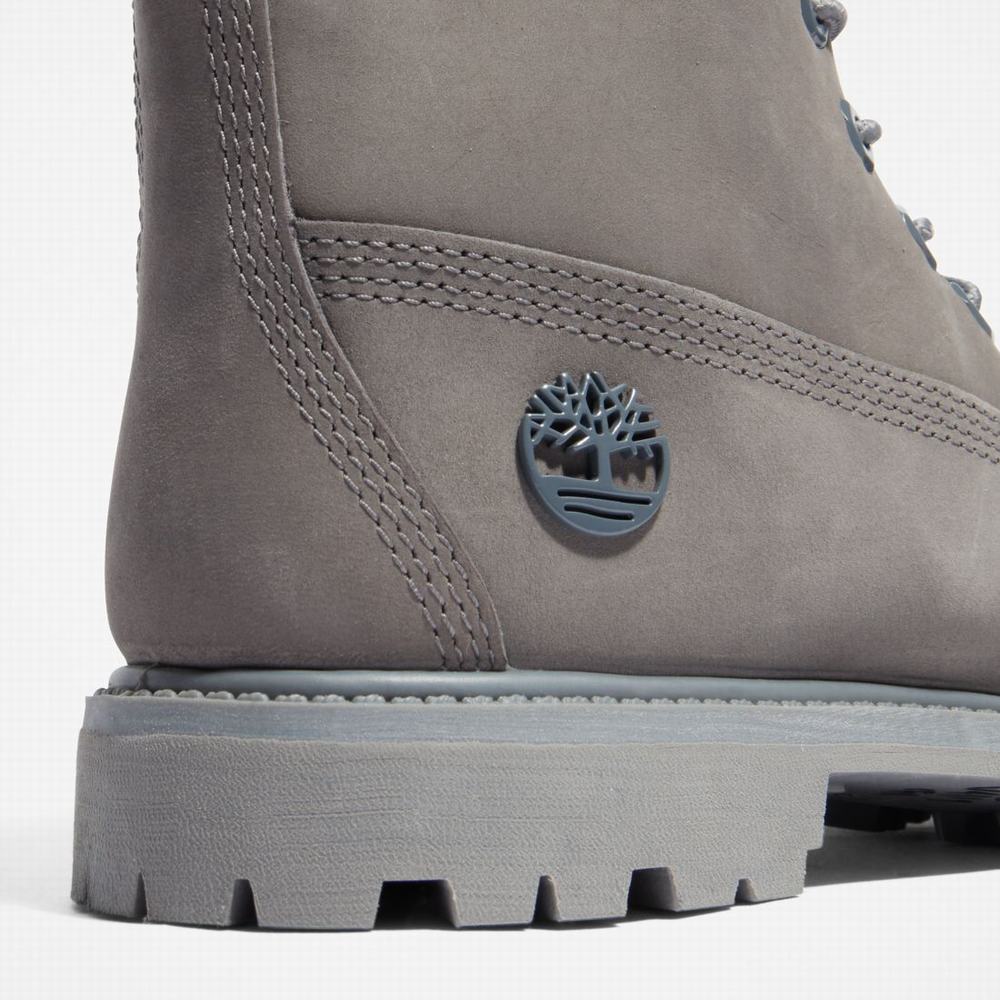 Timberland Premium 6-Inch Waterproof Bot Kadın Gri | TR-4051D