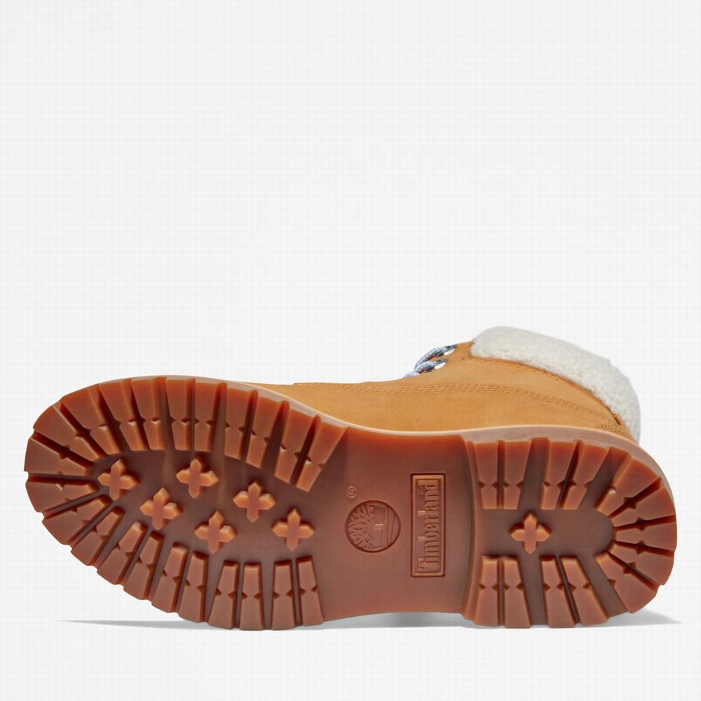 Timberland Premium 6-Inch Waterproof Bot Kadın Kahverengi Mavi | TR-4265P