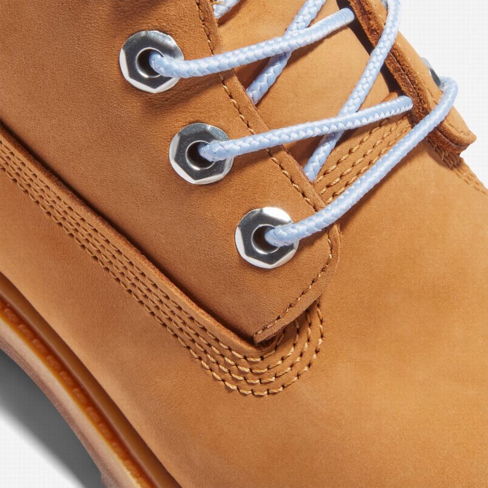 Timberland Premium 6-Inch Waterproof Bot Kadın Kahverengi Mavi | TR-4265P