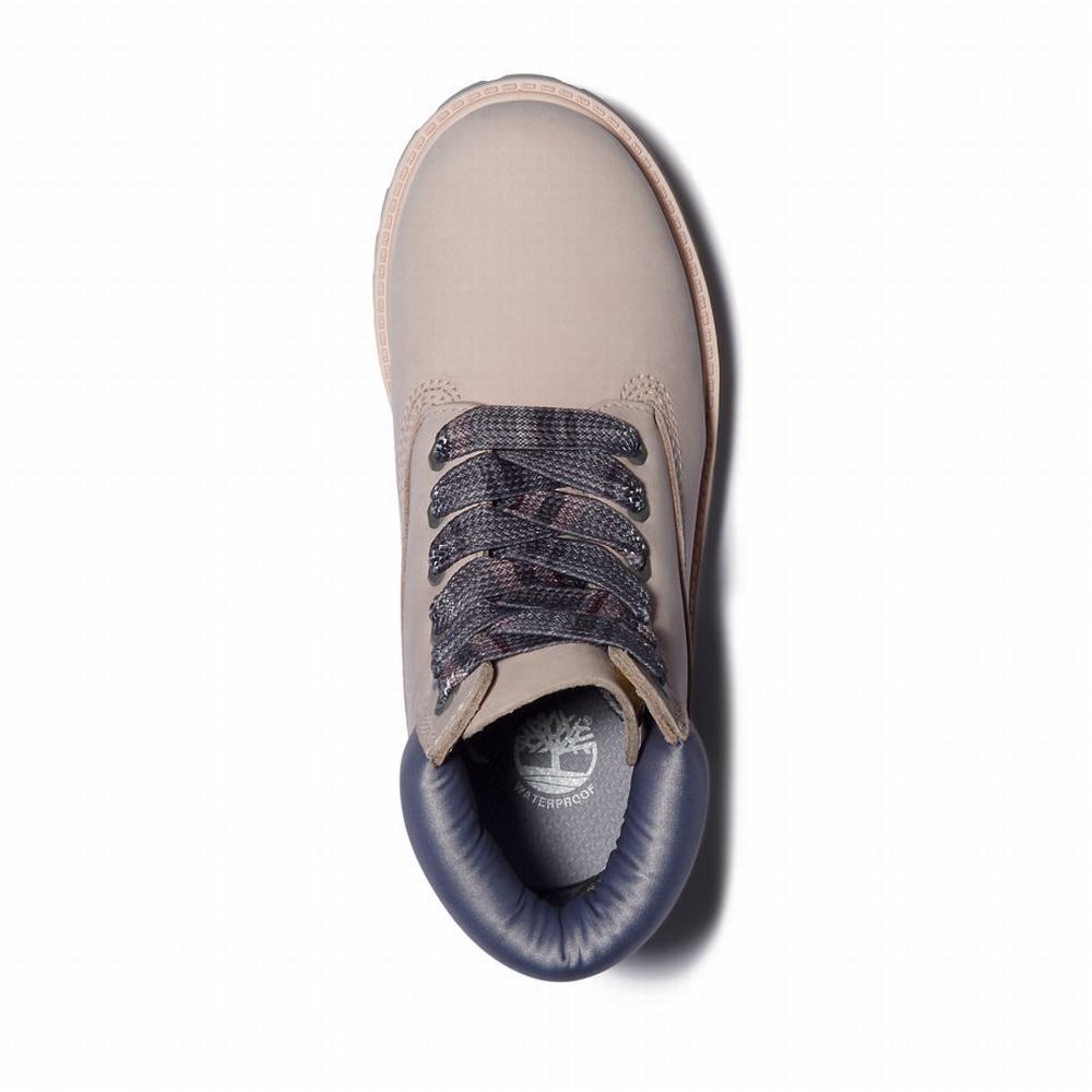 Timberland Premium 6 Inch Waterproof Bot Çocuk Açık Pembe | TR-4853D