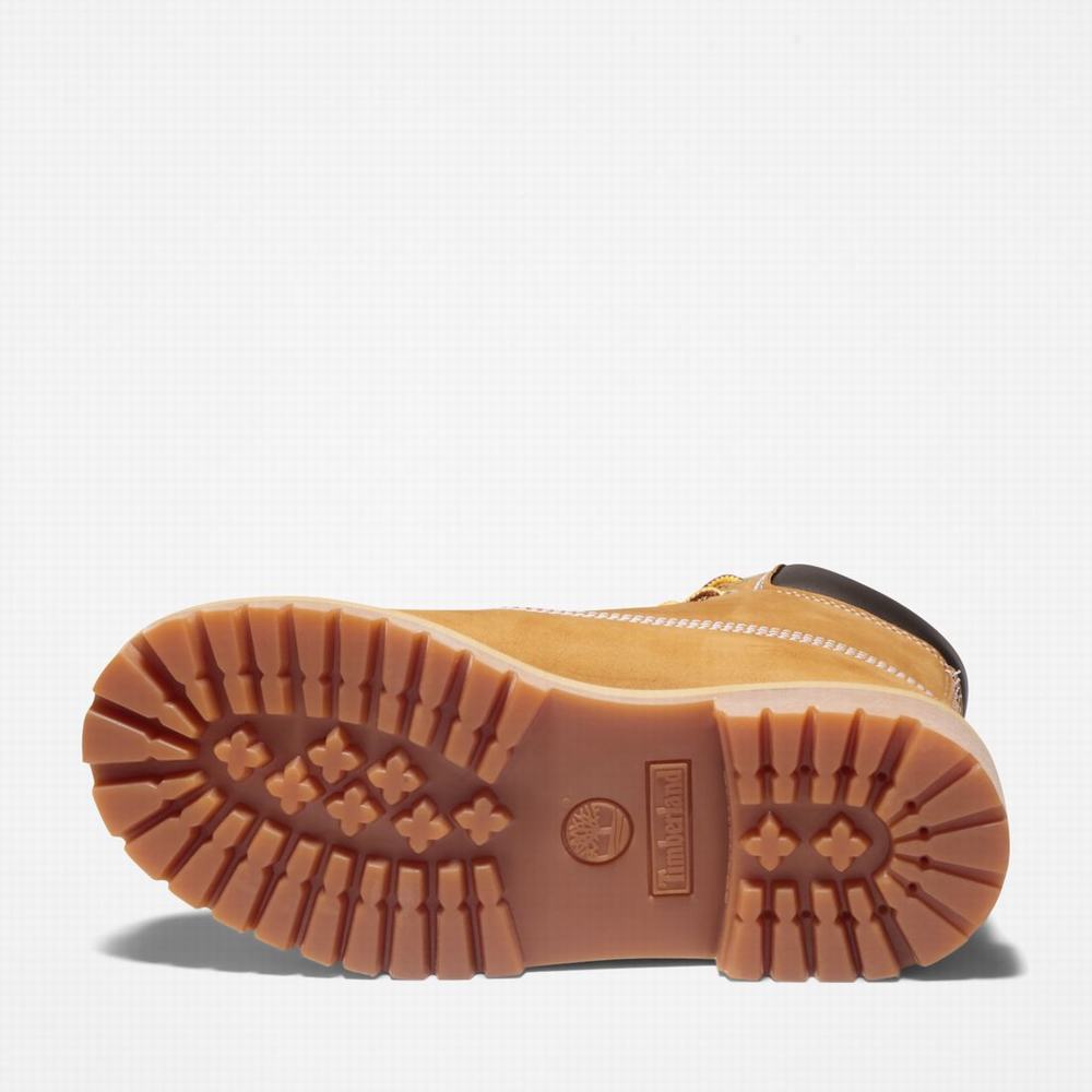 Timberland Premium 6-Inch Waterproof Bot Çocuk Kahverengi Sarı | TR-4893A