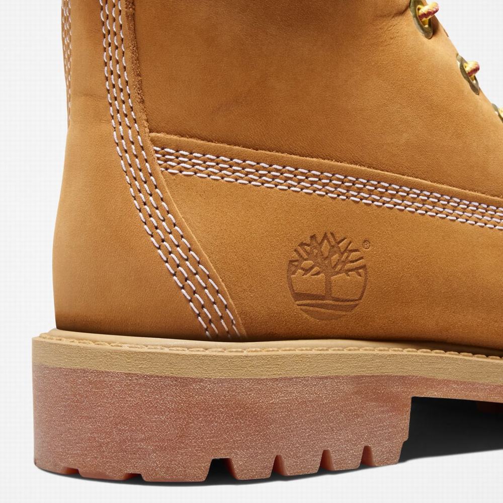 Timberland Premium 6-Inch Waterproof Bot Çocuk Kahverengi Sarı | TR-4893A