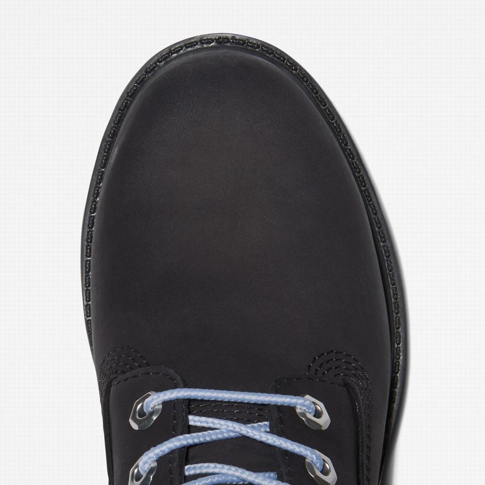 Timberland Premium 6-Inch Waterproof Bot Kadın Siyah Gri | TR-6309F