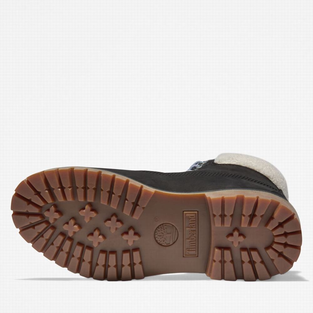 Timberland Premium 6-Inch Waterproof Bot Kadın Siyah Gri | TR-6309F