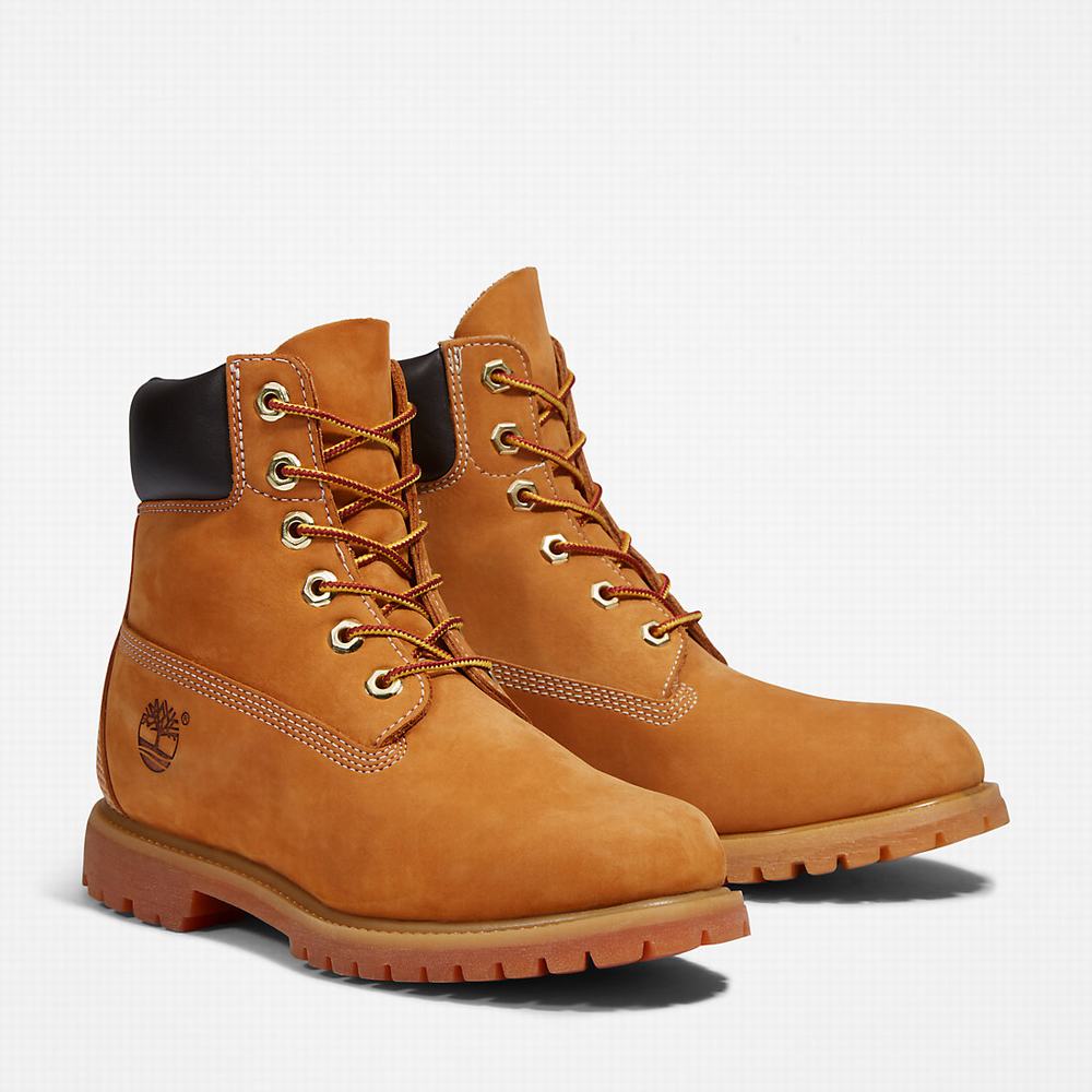 Timberland Premium 6-Inch Waterproof Bot Kadın Sarı | TR-6789C