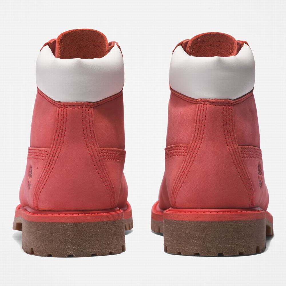 Timberland Premium 6-Inch Waterproof Bot Çocuk Pembe | TR-7642D