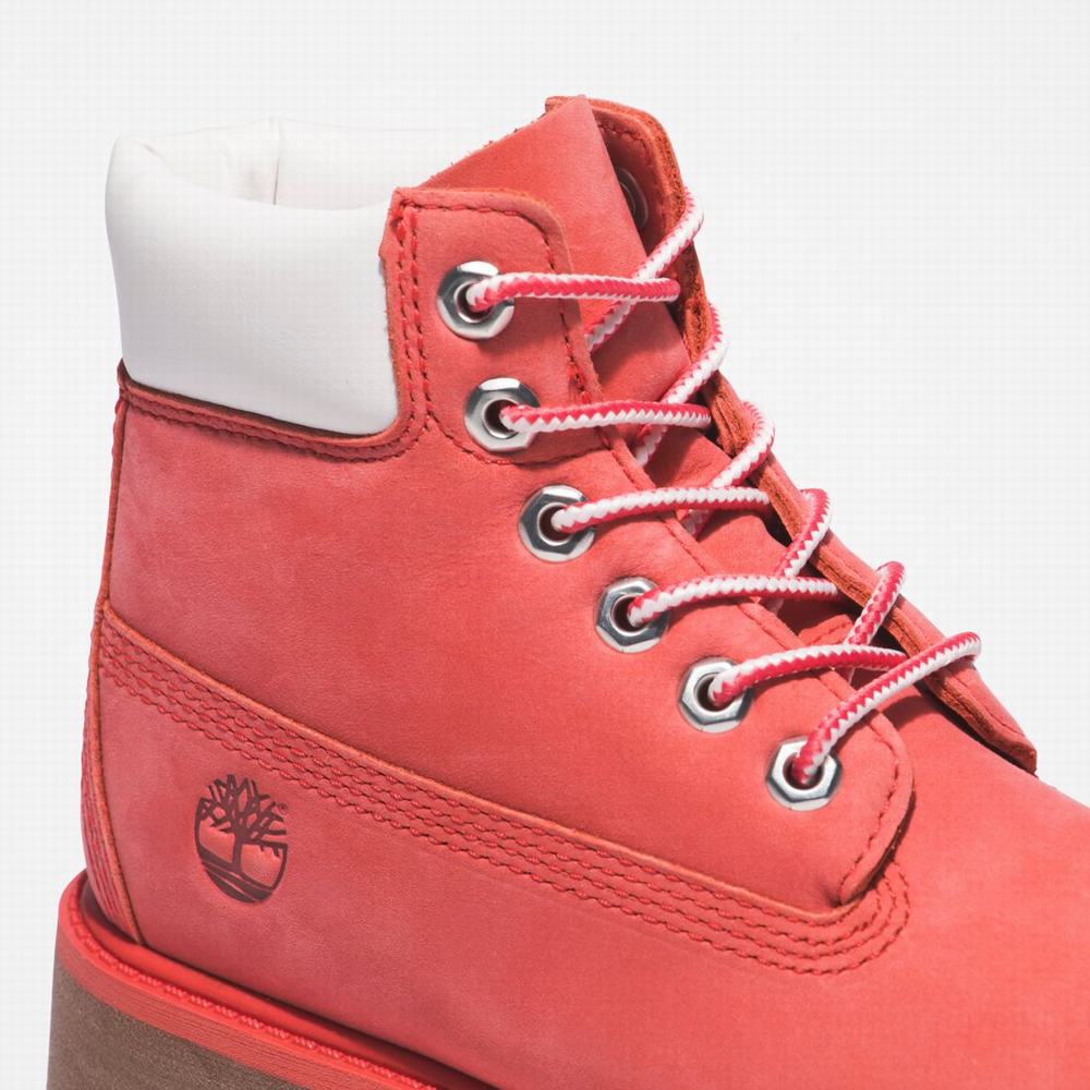 Timberland Premium 6-Inch Waterproof Bot Çocuk Pembe | TR-7642D