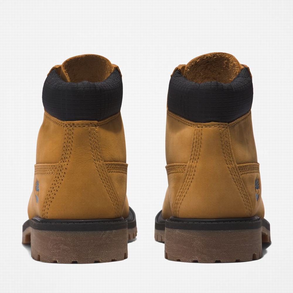 Timberland Premium 6-Inch Waterproof Bot Çocuk Kahverengi Mavi | TR-7819G
