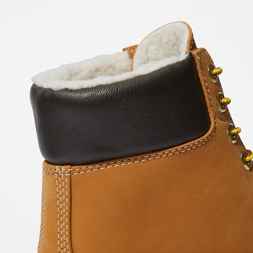 Timberland Premium Warm-lined 6 Inch Kışlık Bot Erkek Sarı | TR-9461X