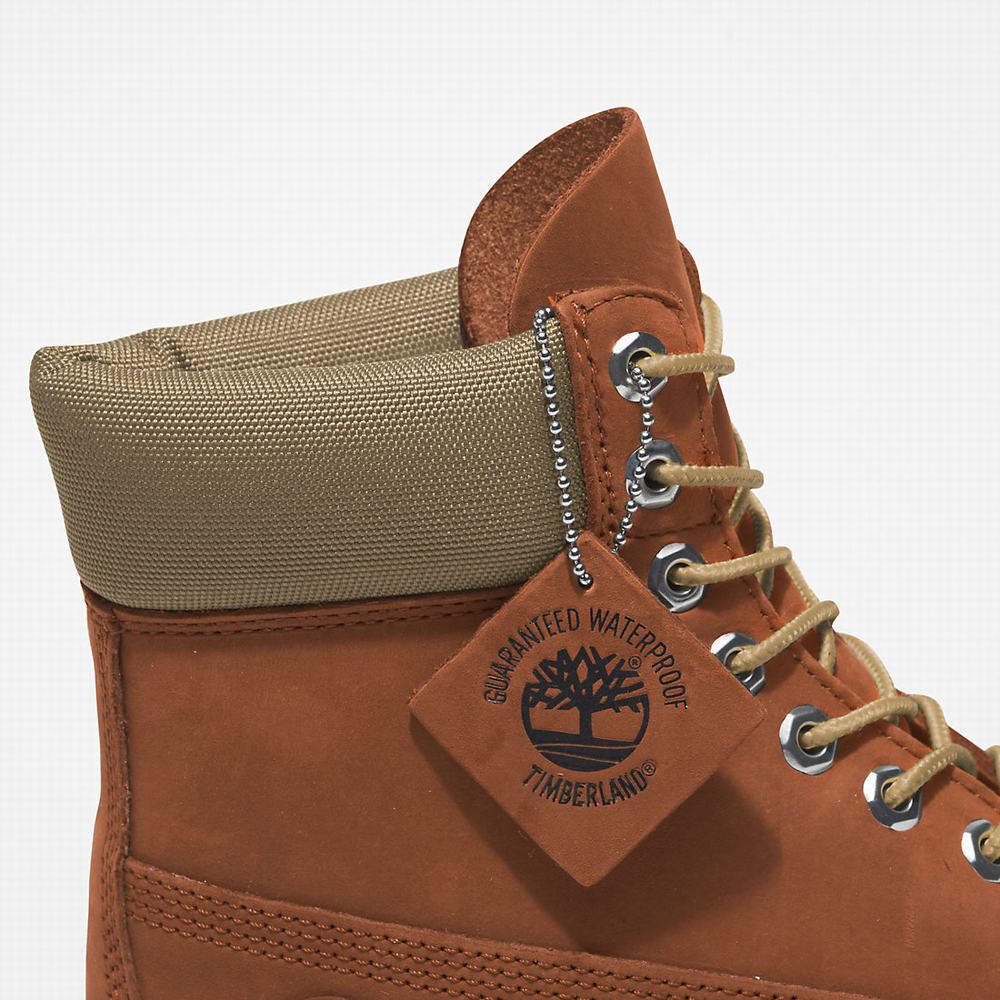 Timberland Premium® 6 Inch Bot Erkek Açık Kahverengi | TR-7492C
