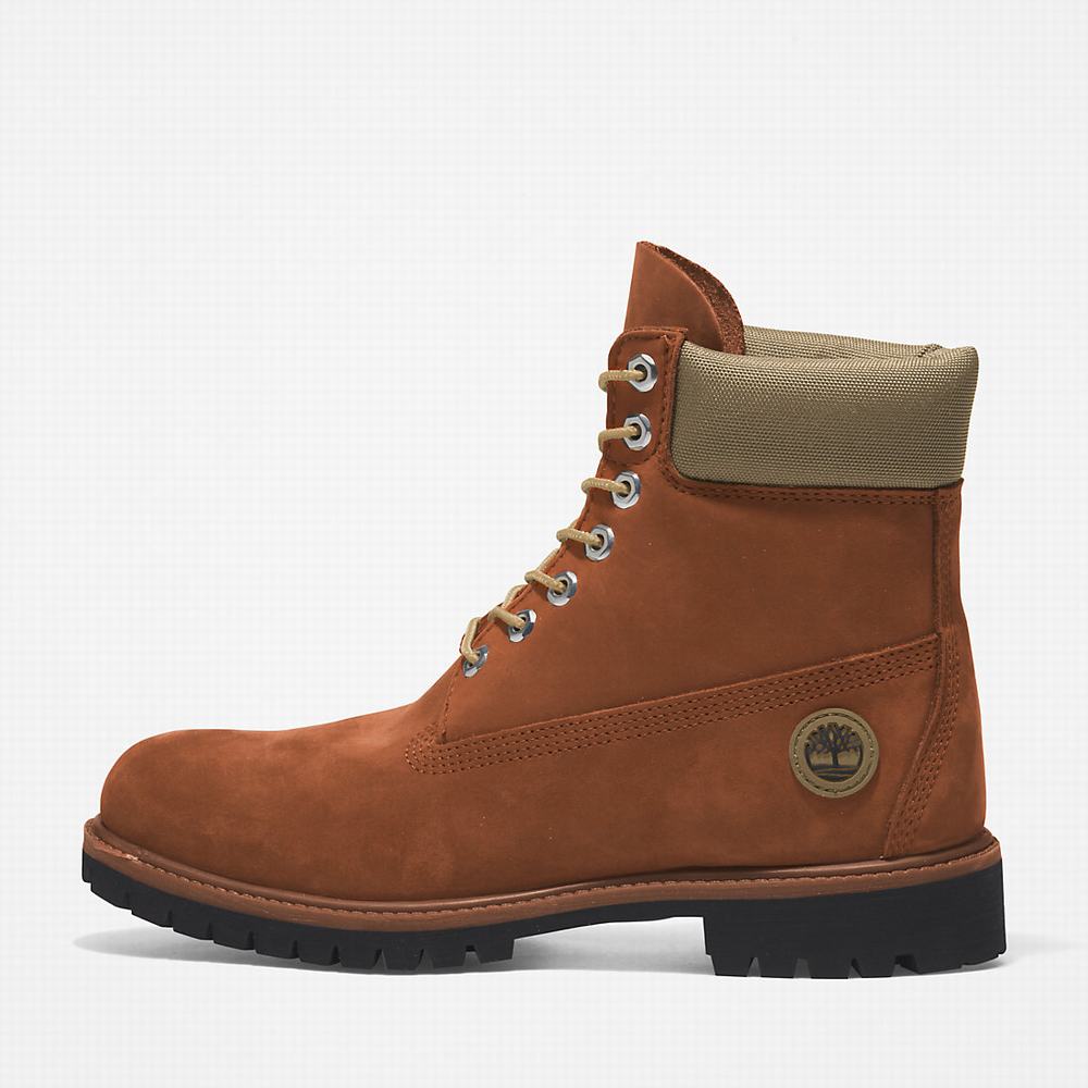 Timberland Premium® 6 Inch Bot Erkek Açık Kahverengi | TR-7492C