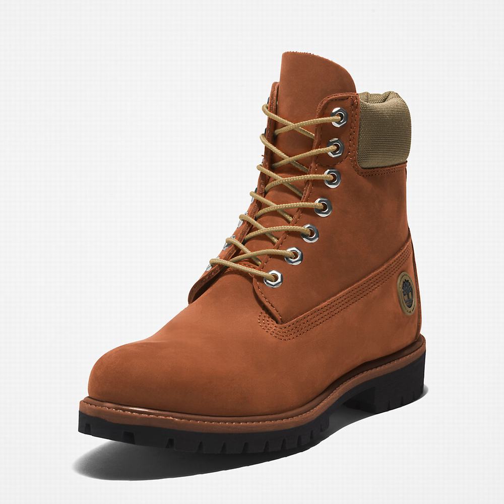 Timberland Premium® 6 Inch Bot Erkek Açık Kahverengi | TR-7492C