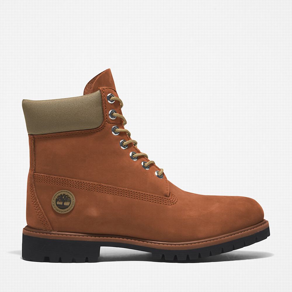 Timberland Premium® 6 Inch Bot Erkek Açık Kahverengi | TR-7492C