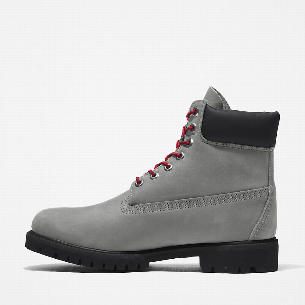 Timberland Premium® 6 Inch Bot Erkek Gri | TR-4195X