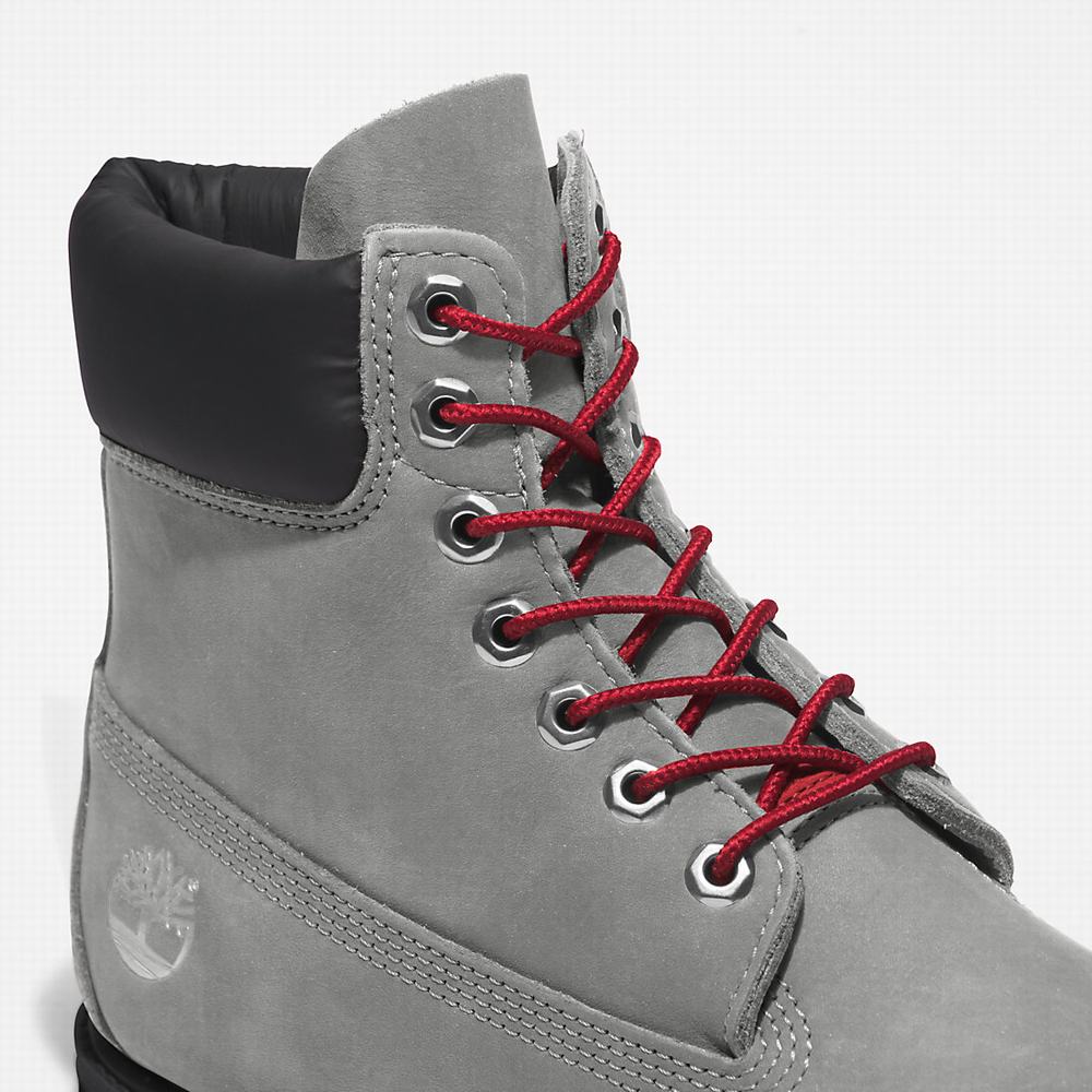 Timberland Premium® 6 Inch Bot Erkek Gri | TR-4195X