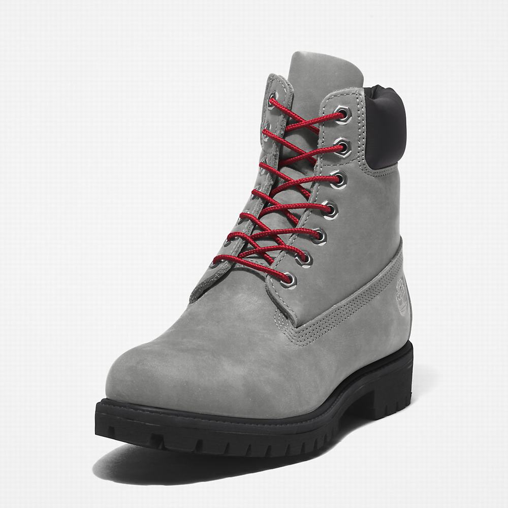 Timberland Premium® 6 Inch Bot Erkek Gri | TR-4195X